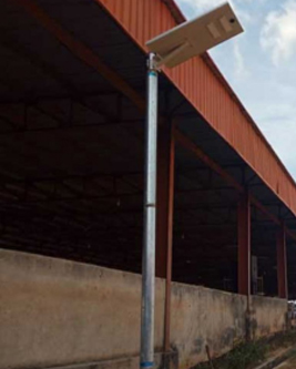 Nigeria 40 Watt integrated solar street lamp in 2019