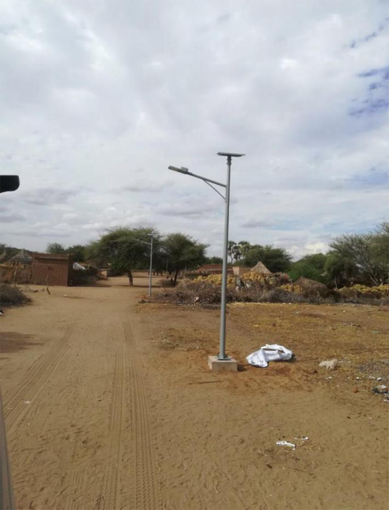 2019 Sudan United Nations Development Programme Project 5m 16 Watt Solar street lamp