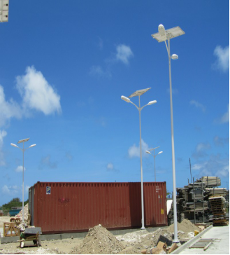 2015 Aruba 7 m 50 W solar street lamp